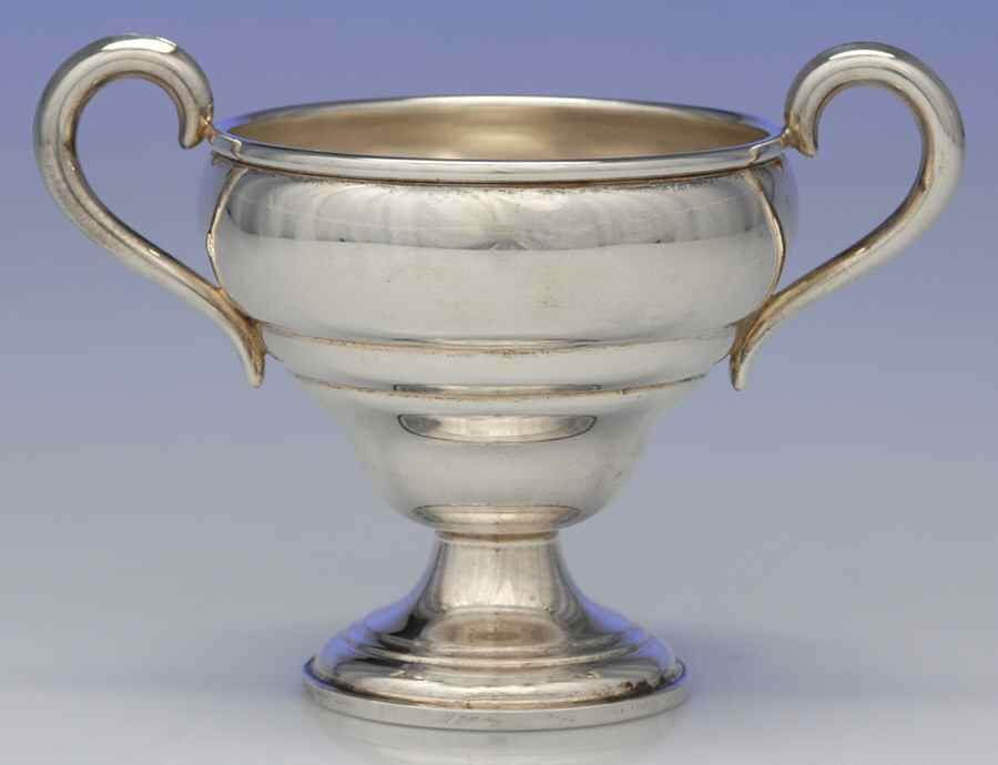 23 (Sterling, Hollowware) Mini Open Sugar Bowl by Empire Silver Co-1