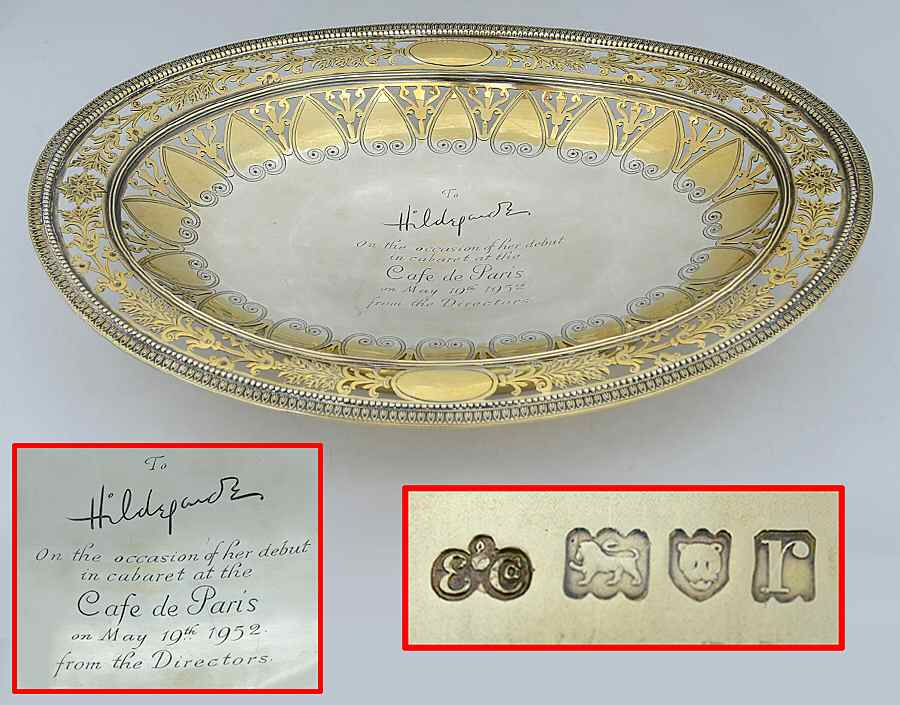 Sterling Hollowware Pierced Footed Oval Centerpiece by Elkington-1