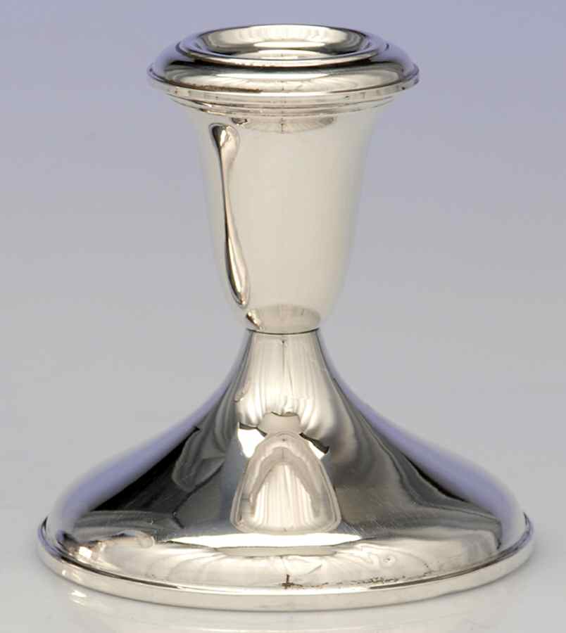371 (Sterling, Hollowware) 3" Console Candleholder by Empire Silver Co-1