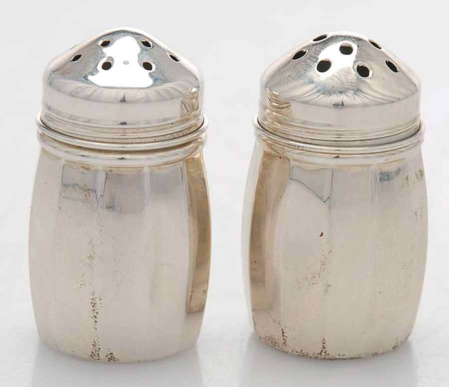 Sterling Salt & Pepper Sets Mini Sterling Salt & Pepper Set by Empire Silver Co-1
