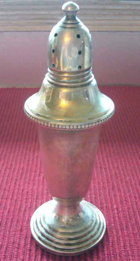 Sterling Salt & Pepper Sets Weighted Salt Shaker by Empire Silver Co-1