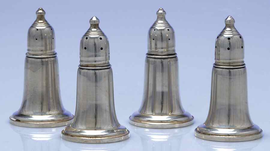 Sterling Salt & Pepper Sets (Set of 2) Weighted Salt & Pepper by Empire Silver Co-1