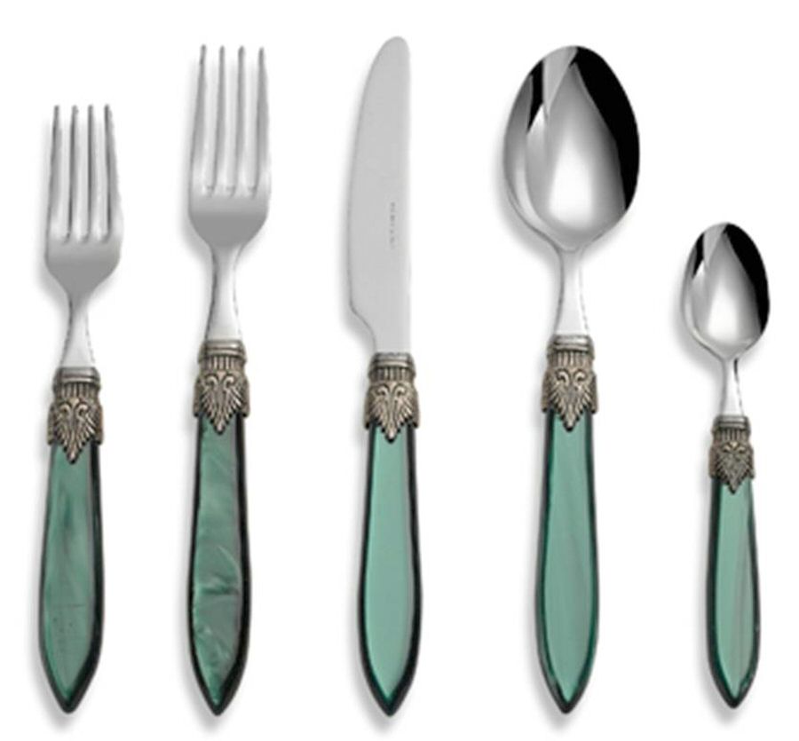 Laura-Green (Stainless) Fork by Euro Ceramica-1