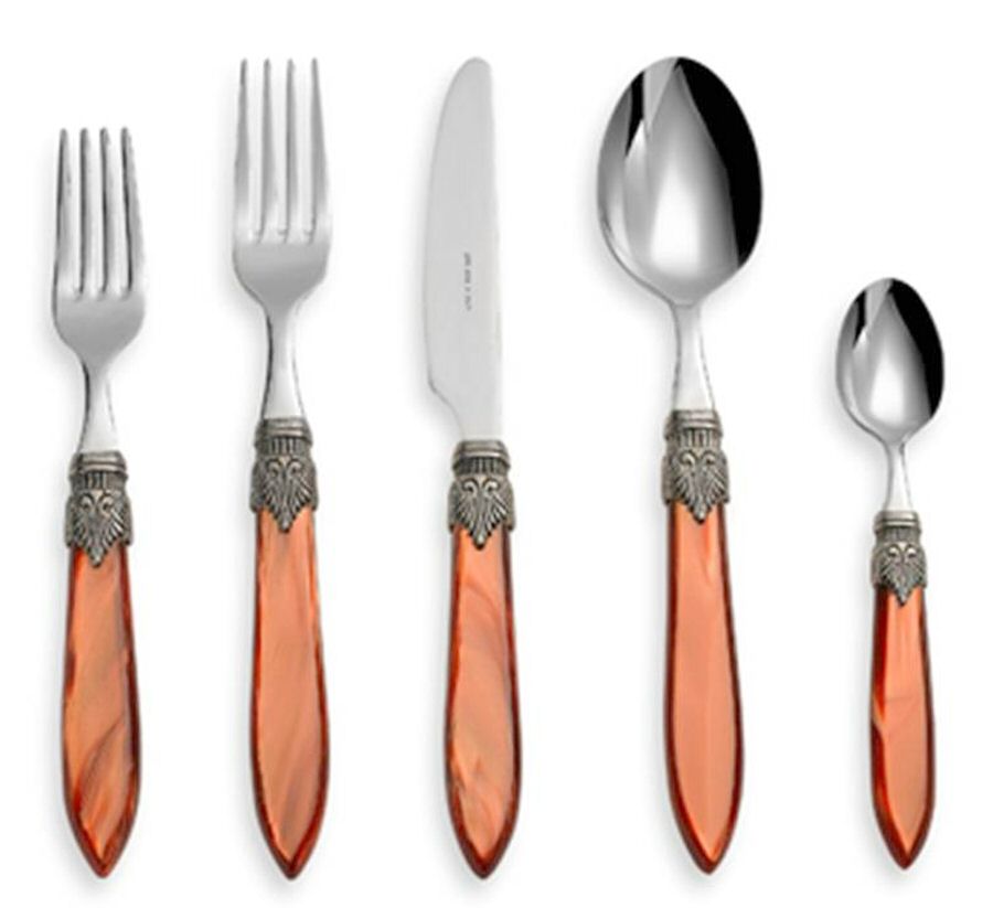 Laura-Orange (Stainless) Fork by Euro Ceramica-1