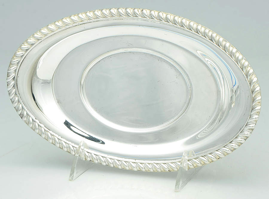 216 (Silverplate, Hollowware) Plated Gravy Underplate by English Silver Mfg Co.-1