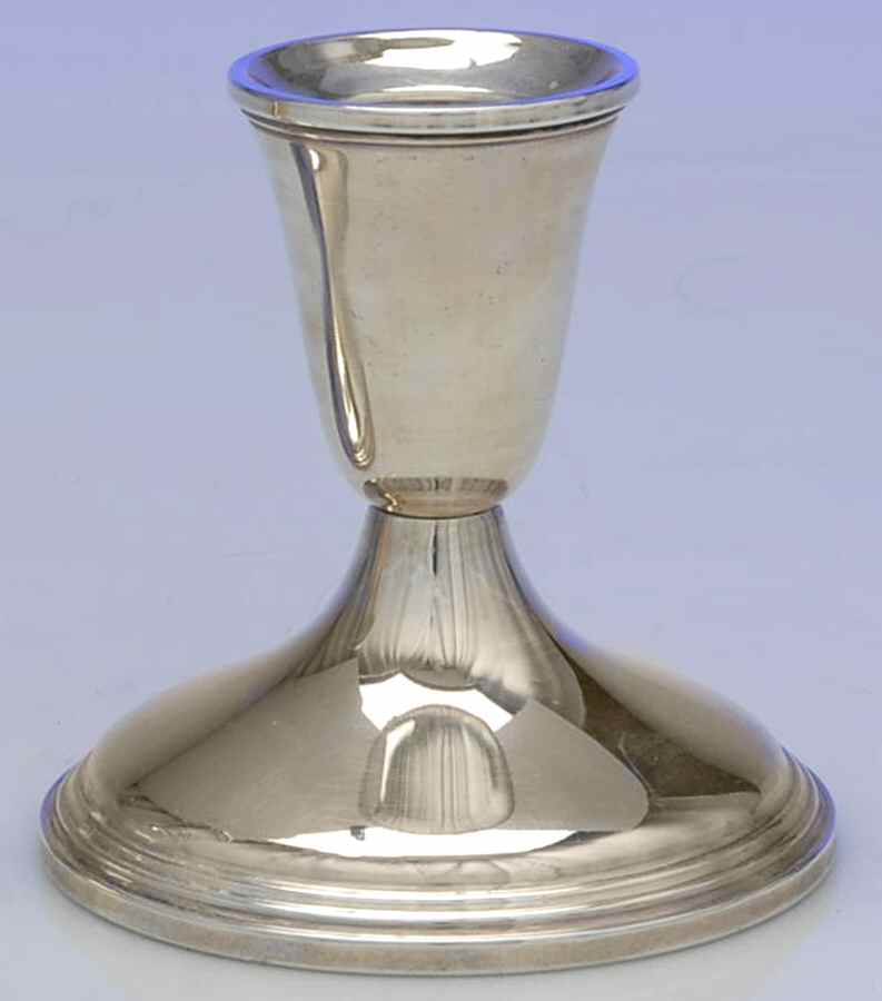 386 (Sterling, Hollowware) Weighted Candleholder by Empire Silver Co-1
