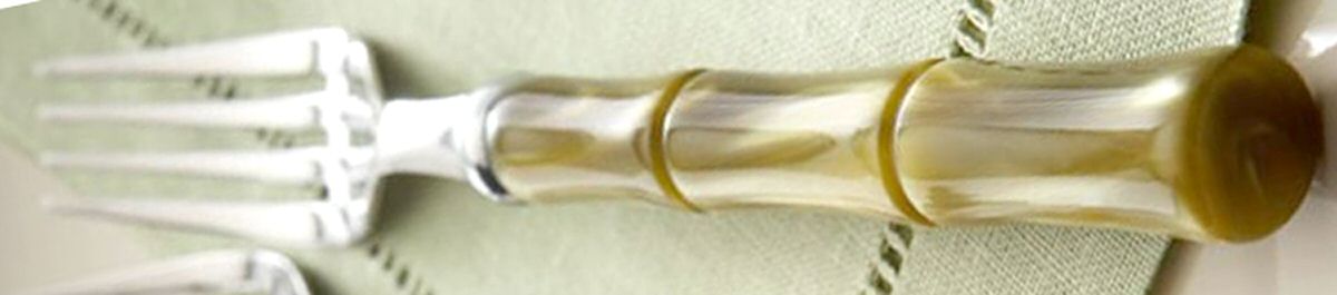 Bamboo-Green (Stainless) Fork by Euro Ceramica-1