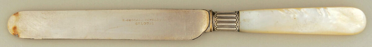 Pearl Handle 2 (Sterling) Pearl Handle Breakfast Knife by Eugene Jaccard-1