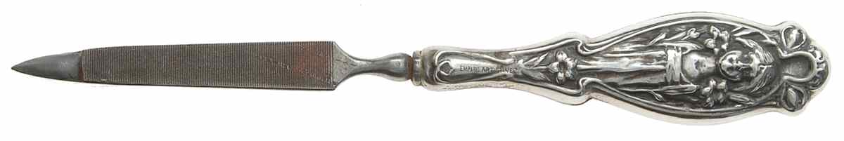 EAK2 (Silverplate, Hollowware) Hollow Handle Nail File by Empire Arts Metal Works-1
