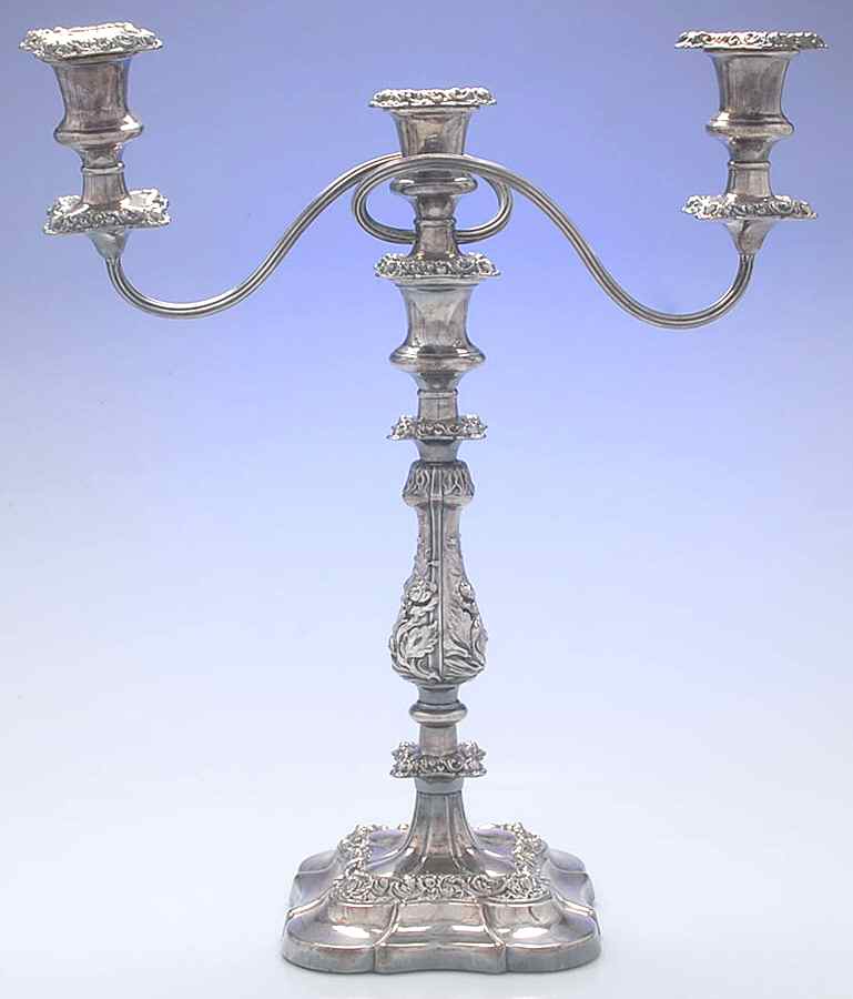 ELB16 (Silverplate, Hollowware) 3-Light Candelabra by Ellis-Barker-1