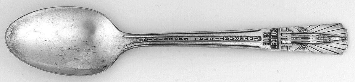 States&Cities Souvenir Spoons(Slvp) California Teaspoon by Exposition-1
