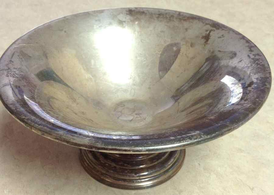 2012 (Silverplate, Hollowware) Pedestal Open Candy Dish by Empire Silver Co-1