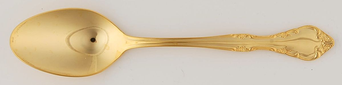 ESI20 (Gold Electroplate) Place/Oval Soup Spoon by Estia-1