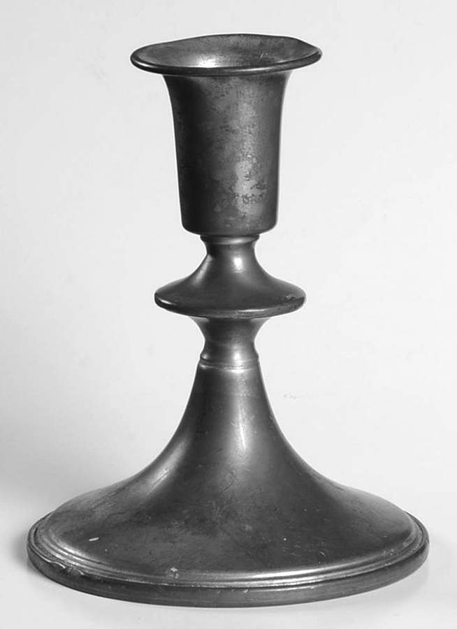 833 (Pewter, Hollowware) Weighted Candlestick by Empire Silver Co-1
