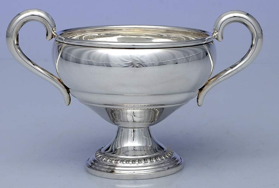 22 (Sterling, Hollowware) Weighted Mini Open Sugar by Empire Silver Co-1