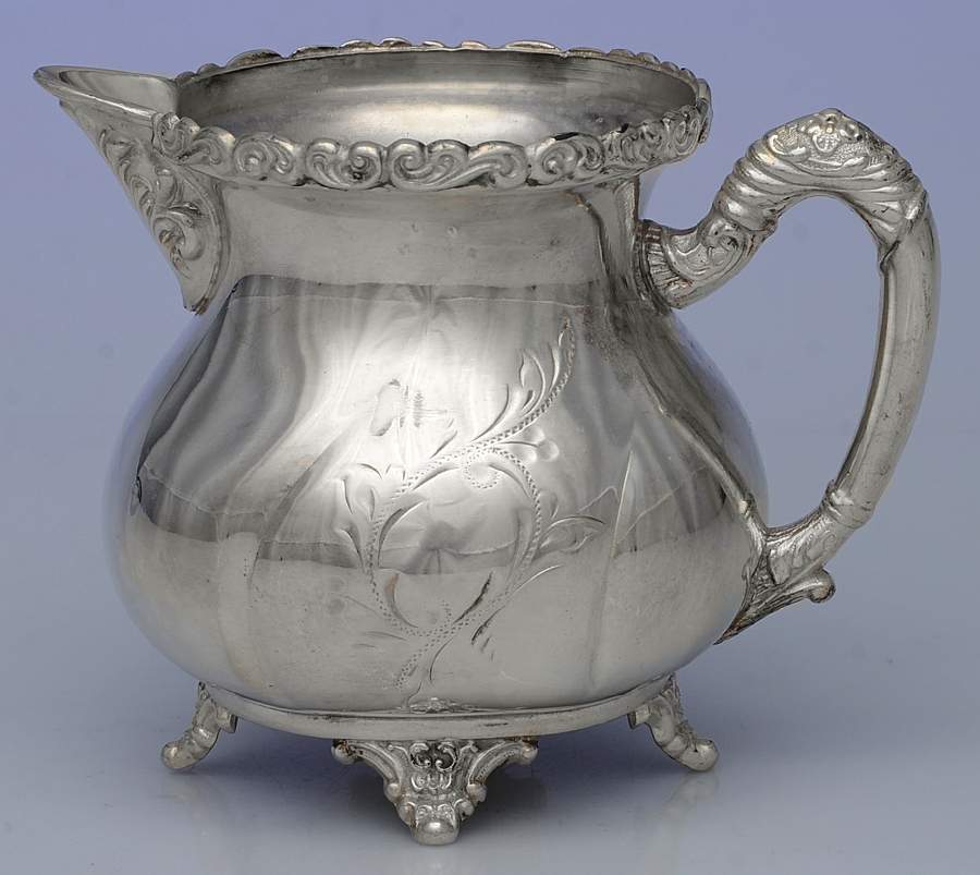 1504 (Silverplate, Hollowware) Creamer by Empire Arts Metal Works-1