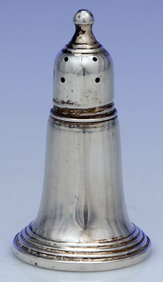 244 (Sterling, Hollowware) Weighted Salt Shaker by Empire Silver Co-1