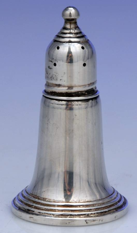 244 (Sterling, Hollowware) Weighted Pepper Shaker by Empire Silver Co-1