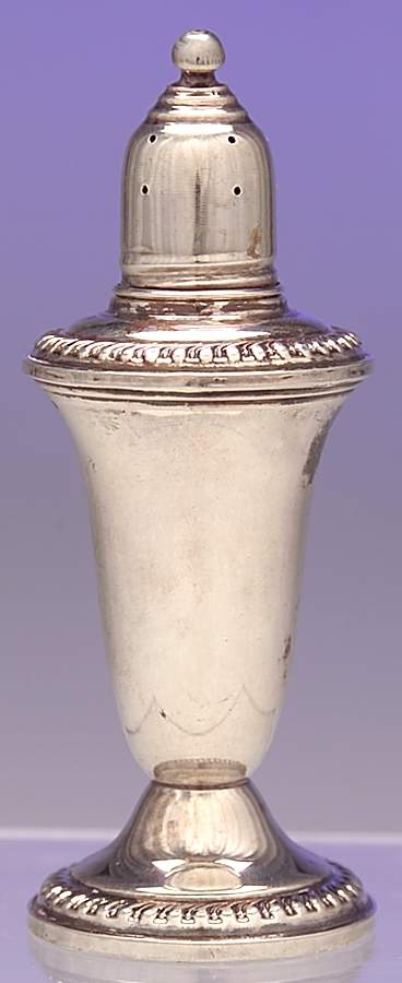 231 (Sterling, Hollowware) Weighted Salt Shaker by Empire Silver Co-1