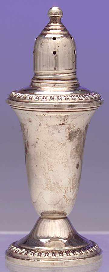 231 (Sterling, Hollowware) Weighted Pepper Shaker by Empire Silver Co-1