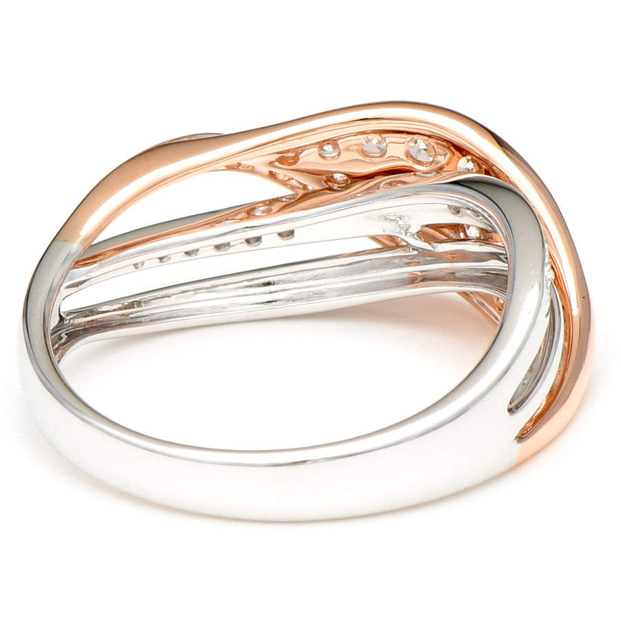 14KWR Diamond (0.53) Pave Leaf Ring-2