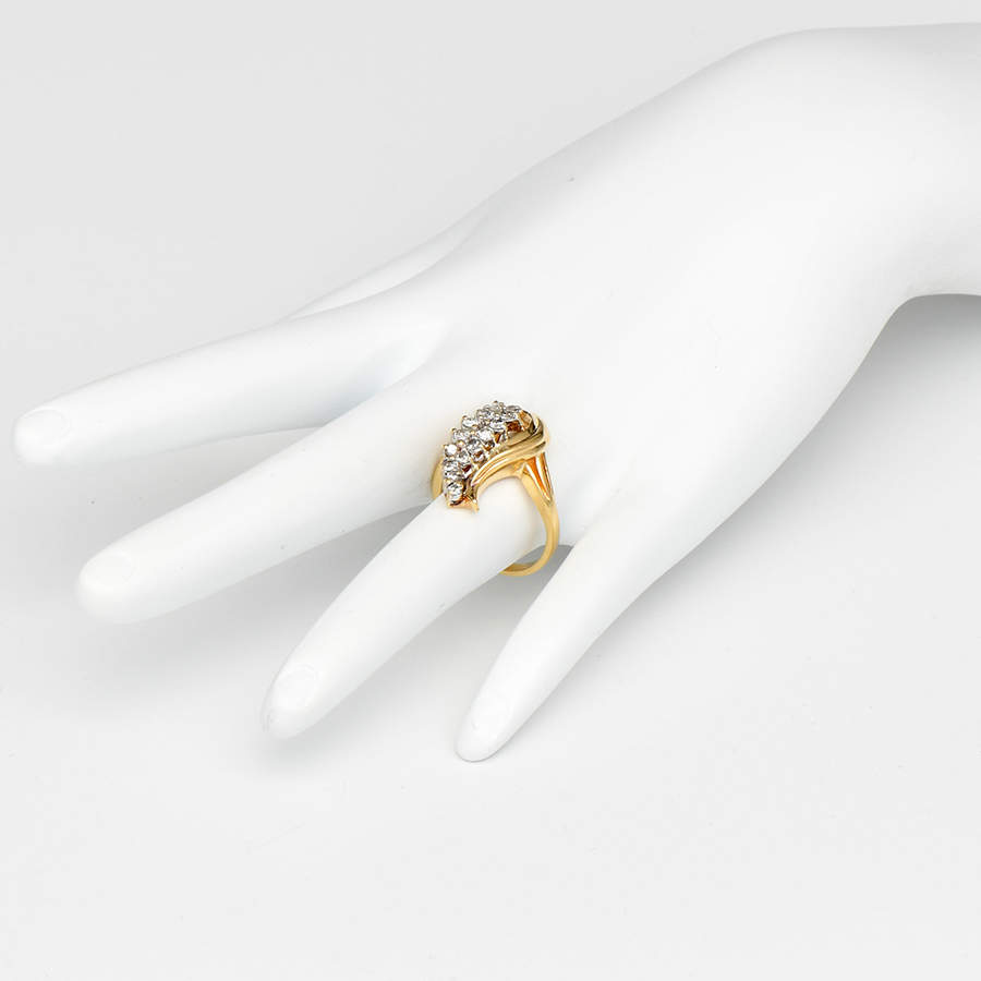 14KY Diamond (0.60) Swish Ring-5