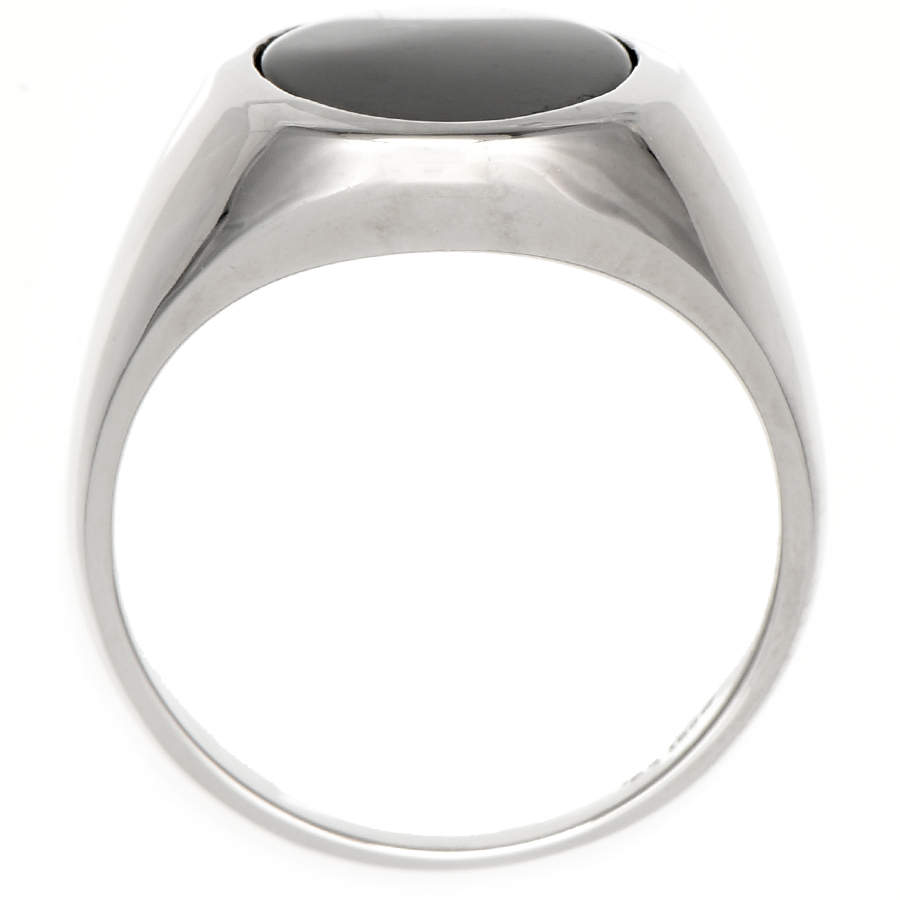 14KW High Polish Onyx Ring-4