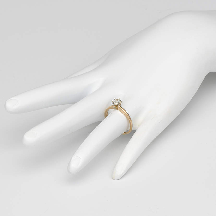 14KY Diamond(0.53) Solitaire Ring-5