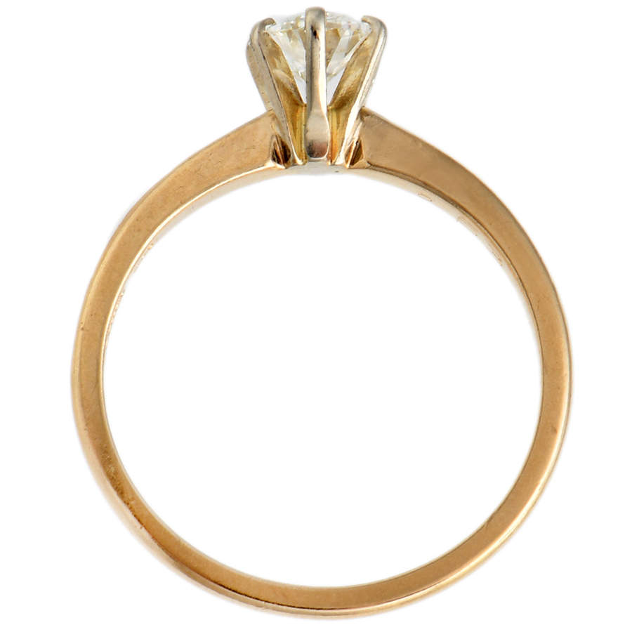 14KY Diamond(0.53) Solitaire Ring-4