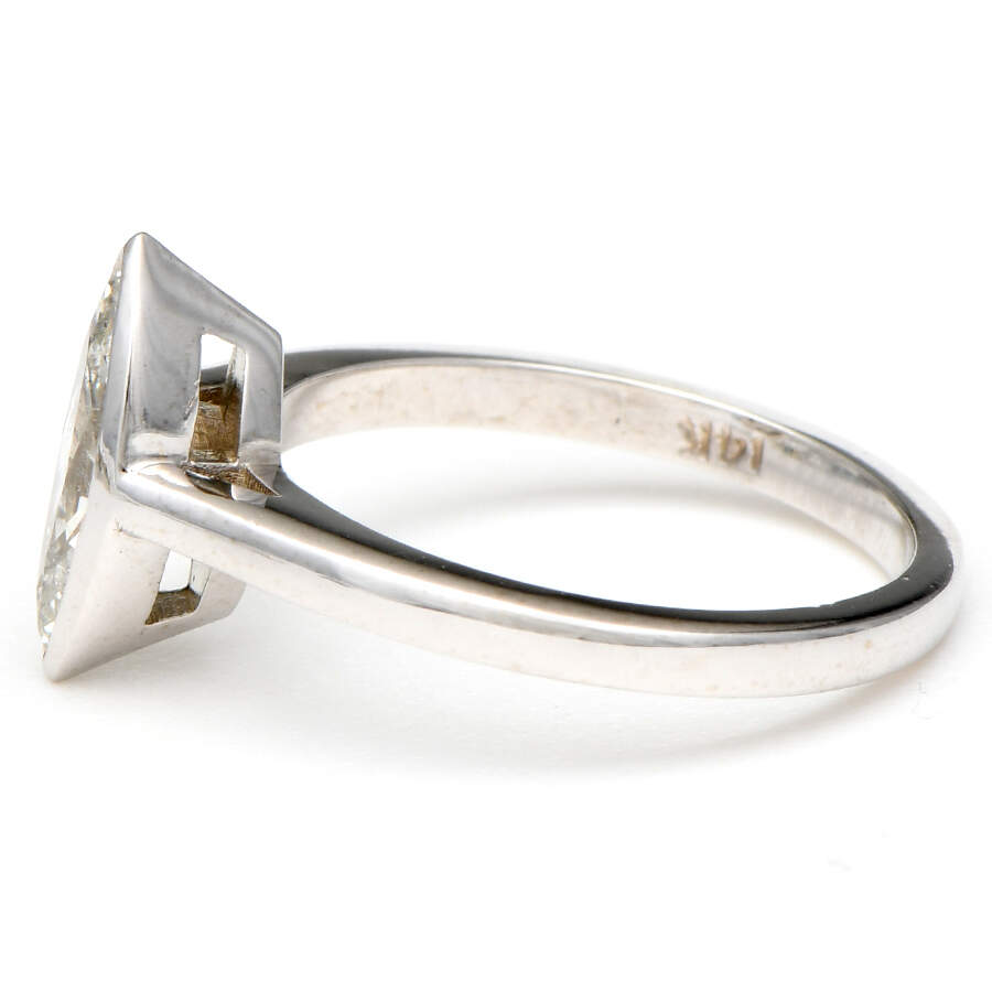 14KW Diamond(1.08) Marquise Bridal Ring-3