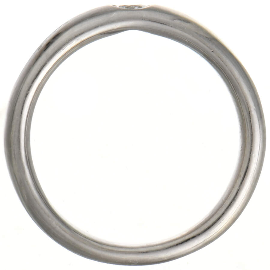 Platinum Diamond(0.10) 5mm Band Ring-4