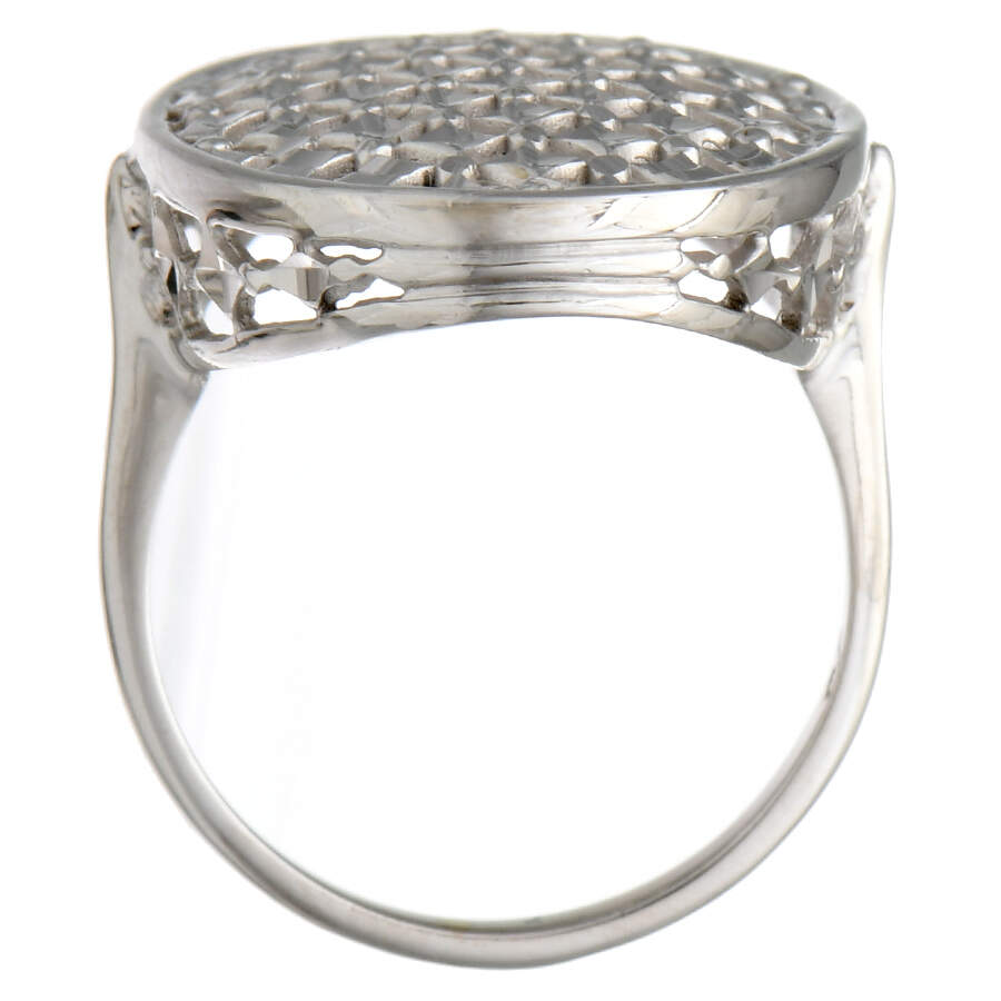 10KW Diamond Cut Oval Ring-4