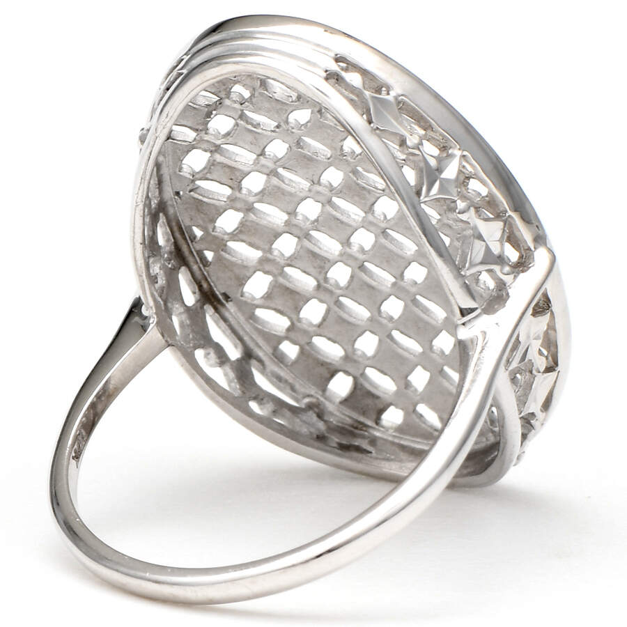 10KW Diamond Cut Oval Ring-2