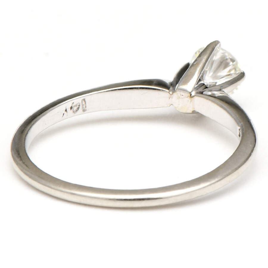 14KW Round Brilliant Cut Diamond(0.46) Solitaire Ring-2
