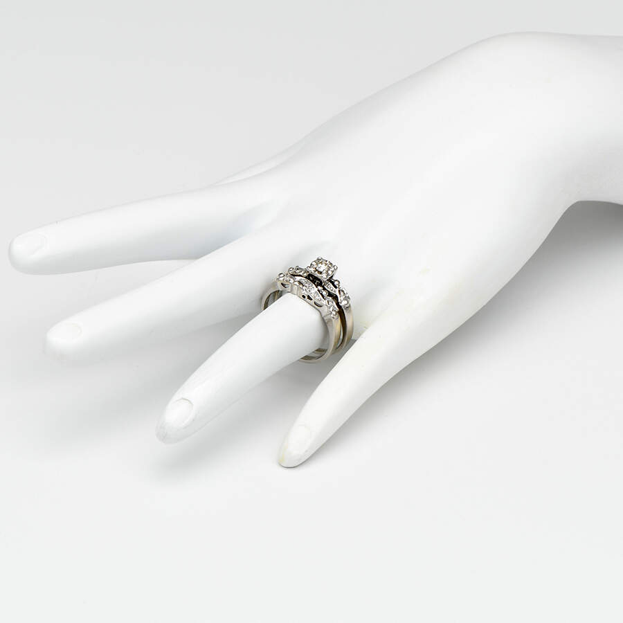 14KW Diamond Bridal Set Rings-6