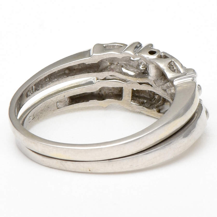 14KW Diamond Bridal Set Rings-3