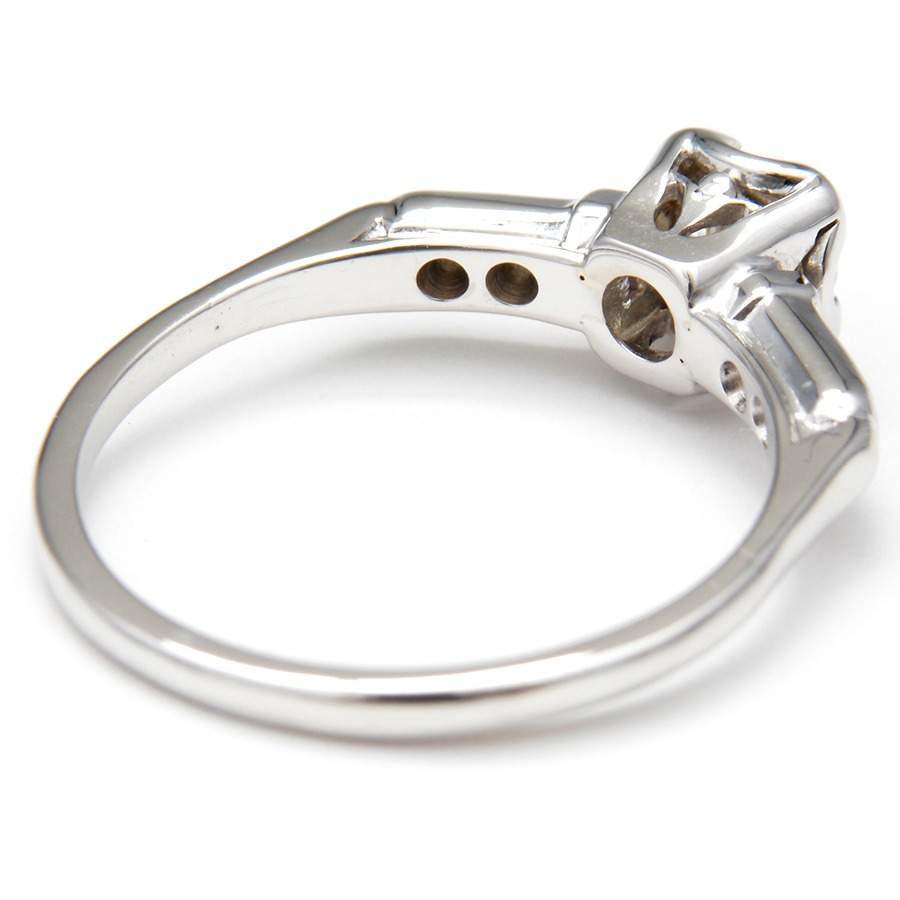18KW Retro Modern Diamond (0.34) Ring-2