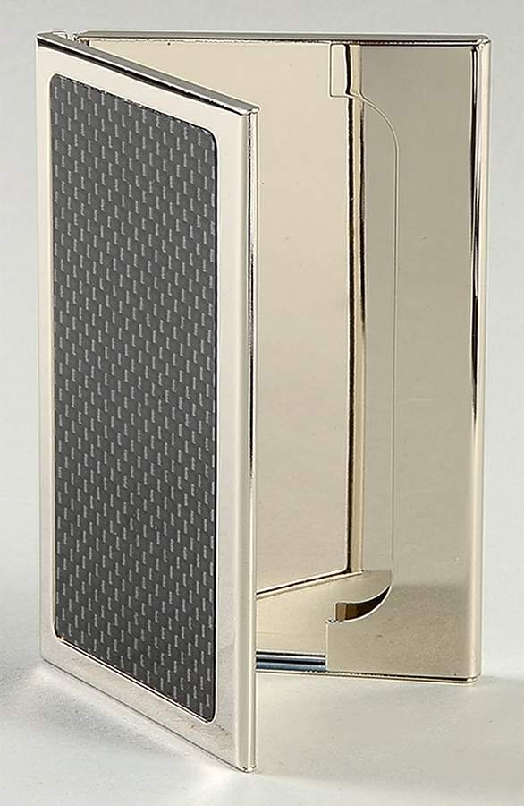 Giftware (Metal, Hollowware) Calling Card Case by Elegance Silver-1