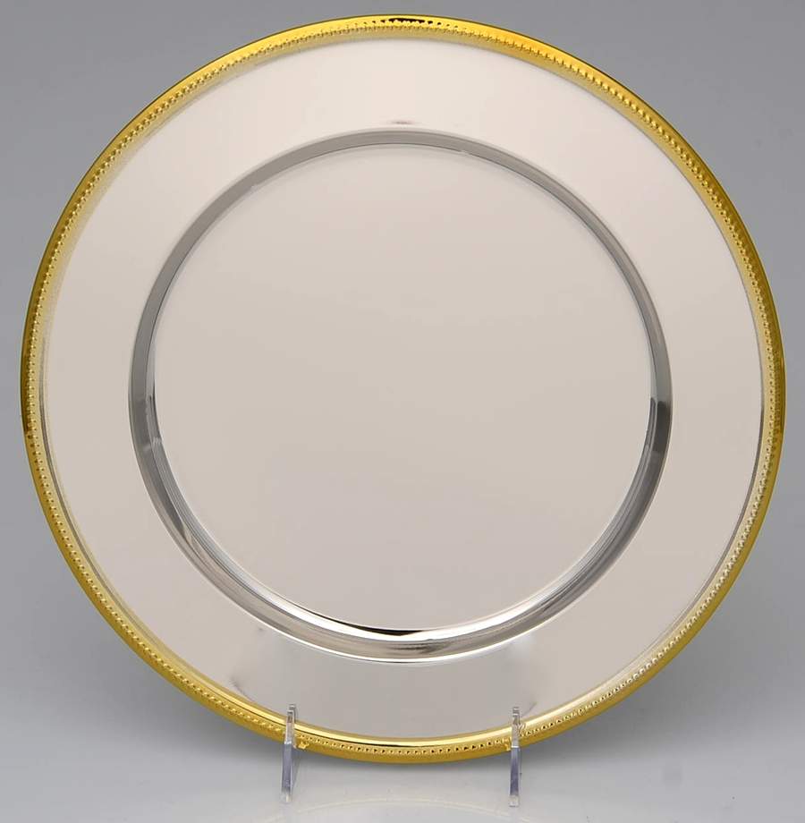 Giftware (Metal, Hollowware) Service Plate by Elegance Silver-1