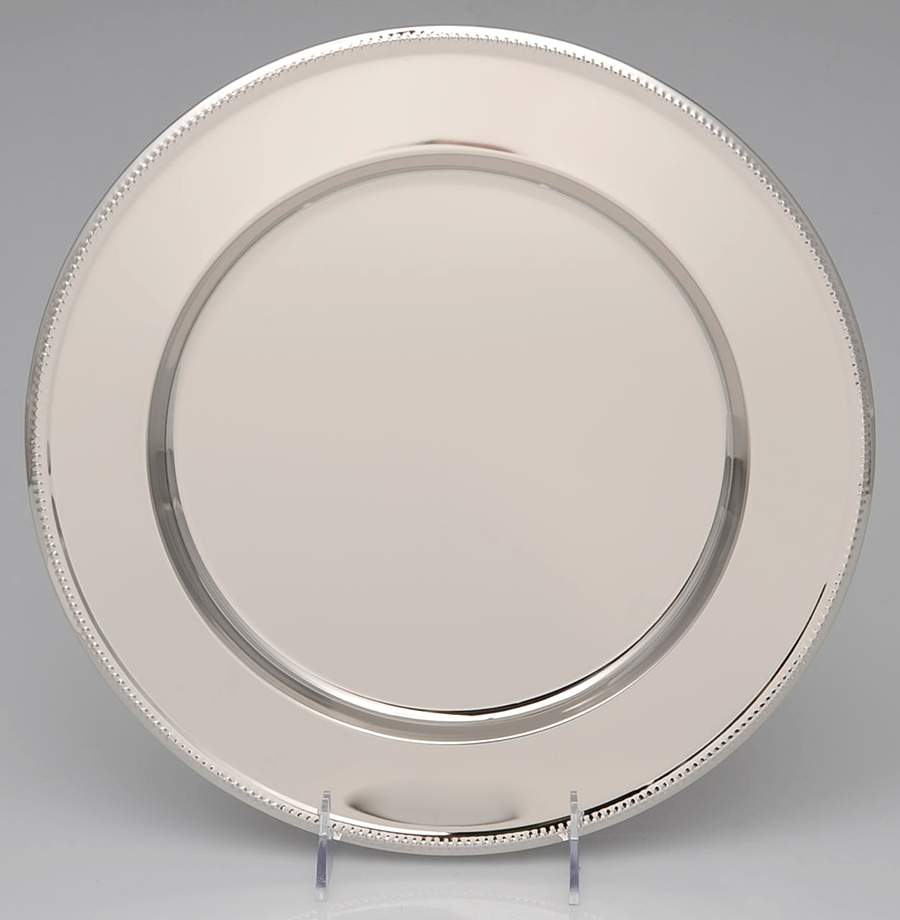 Giftware (Metal, Hollowware) Service Plate by Elegance Silver-1