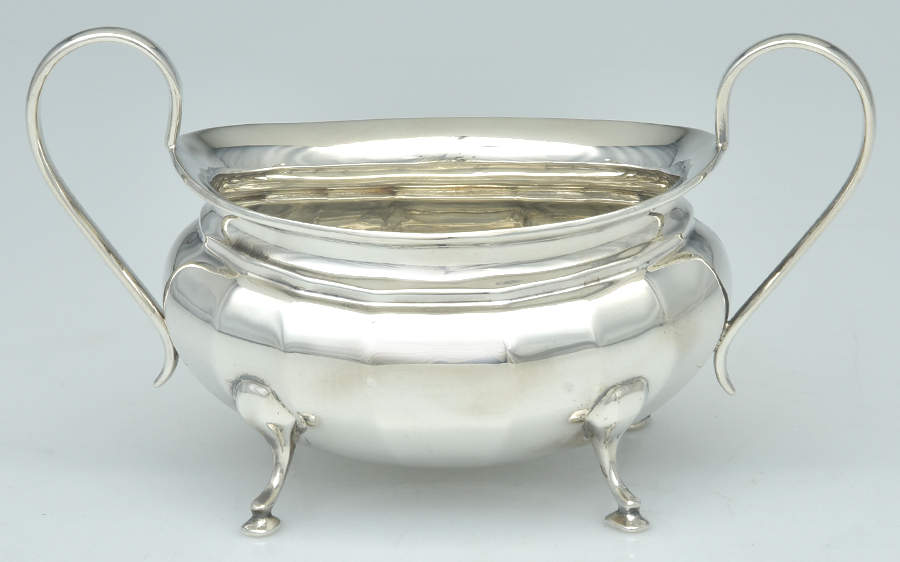 EV7 (Sterling, Hollowware) Open Sugar Bowl by E.Viners (Sheffield)-1