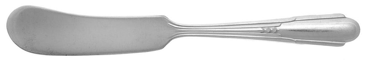 Tulip (Silverplate) Flat Handle Butter Spreader by Fairfield Plate-1