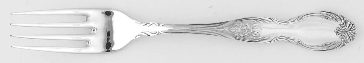 Elizabeth Rose (Silverplate) Individual Salad Fork by Fairmont Fine Silver-1