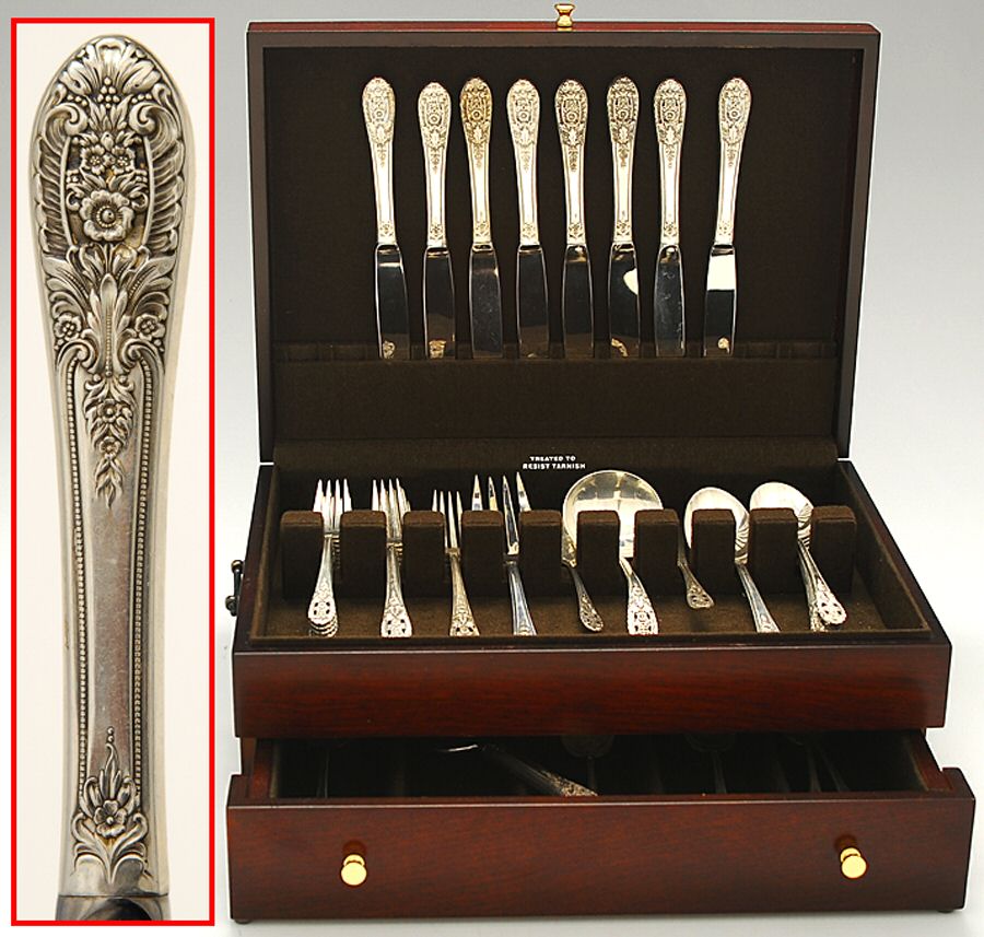 Crown Princess (Sterling, 1949) 46 Piece Set by Fine Arts-1
