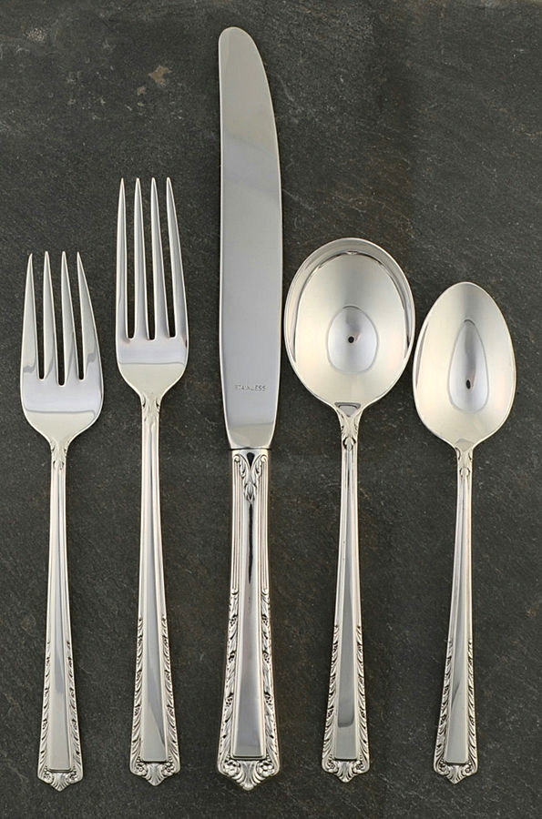 Processional (Sterling, 1947) 5 Piece Place Size Setting by Fine Arts-1