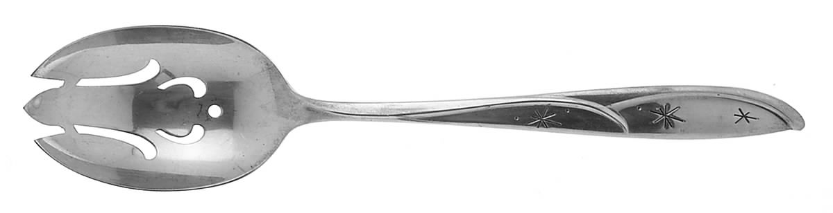 Romance of The Stars (Sterling, 1959) Pierced Tablespoon (Serving Spoon) by Fine Arts-1