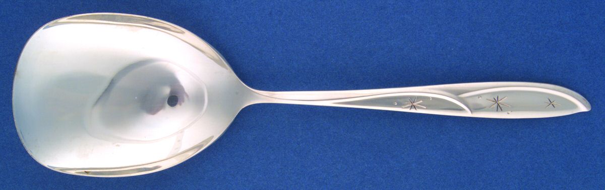 Romance of The Stars (Sterling, 1959) Solid Smooth Casserole Spoon by Fine Arts-1