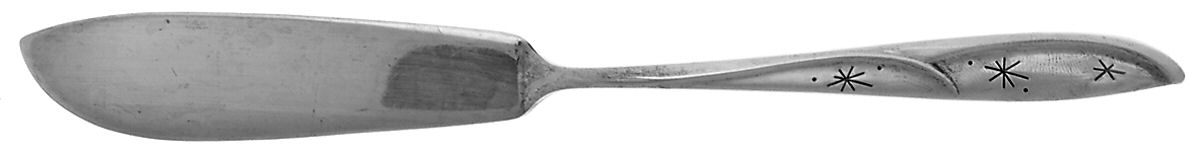 Romance of The Stars (Sterling, 1959) Flat Handle Master Butter Knife by Fine Arts-1