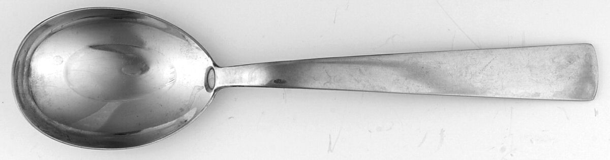 Milano (Stainless) Solid Salad Serving Spoon by Fraser Krupp-1
