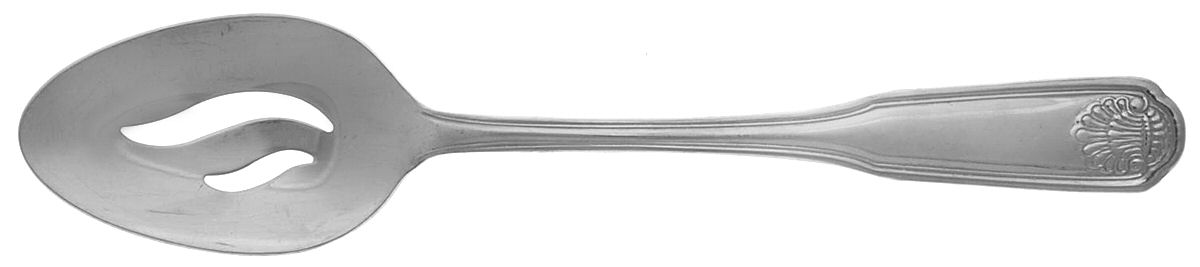 Cambridge Shell (Stainless) Pierced Tablespoon (Serving Spoon) by Farberware-1